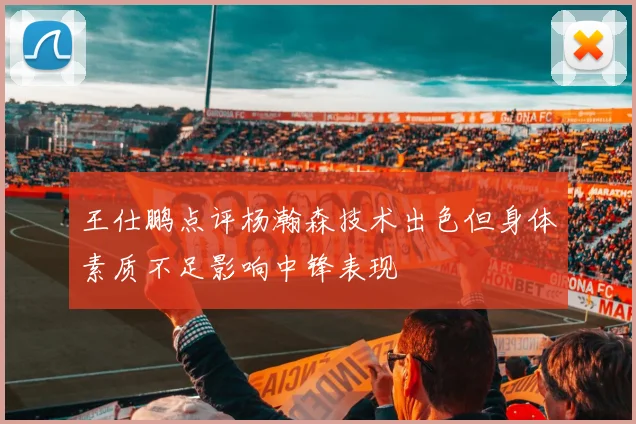 王仕鹏点评杨瀚森技术出色但身体素质不足影响中锋表现